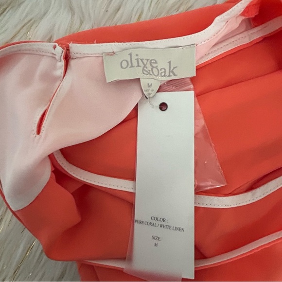 Olive & Oak Pure Coral Blouse - Picture 3 of 4